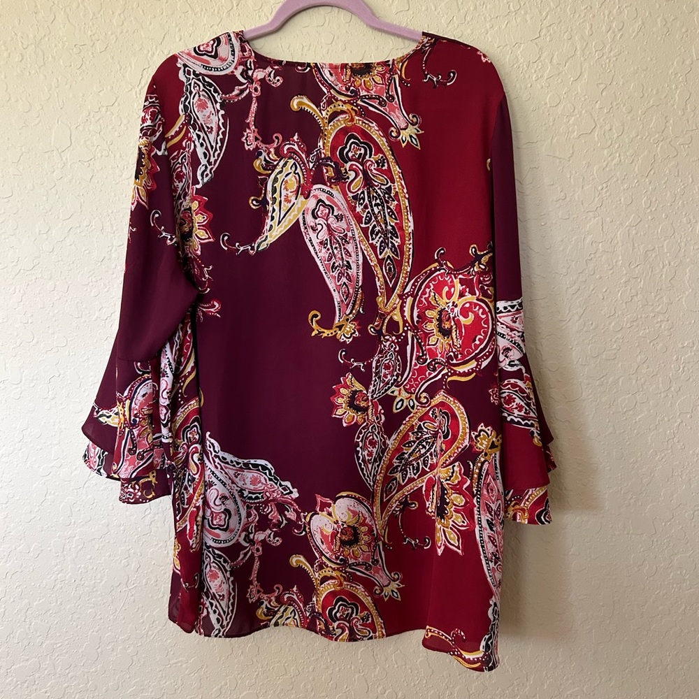 Cato Women’s blouse, 3/4 sleeve, great condition, size 18/20W - Picture 2 of 4